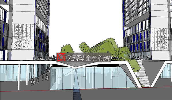 萬(wàn)科金色領(lǐng)域設計效果圖