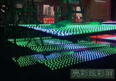led炫彩屏招牌燈光調試