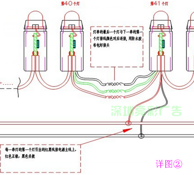 全彩led發(fā)光字接線(xiàn)詳圖2 全彩led發(fā)光字接線(xiàn)詳圖2